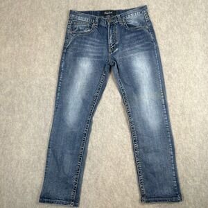 Men's Jeans Size 34x32 By True Luck. Distressed. excellent condition
